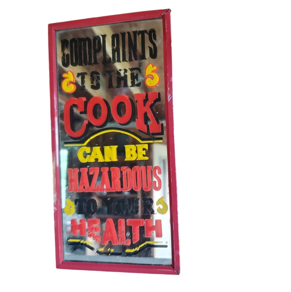 Vintage kitchen mirror photo